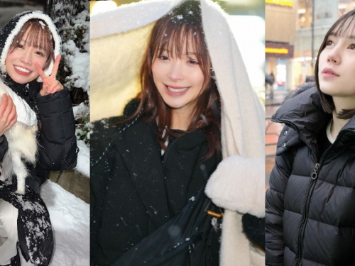東京迎來大雪警報！人氣女優們不僅曝光唯美合照，更呼籲粉絲：趕緊回家，小心別滑倒