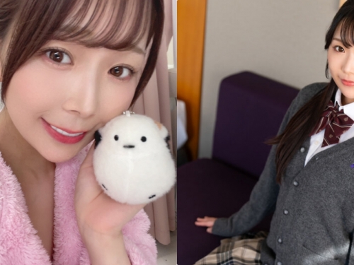 「制服女友」在旅館解放好色真面目，「透明感的粉色乳頭」超誘惑！