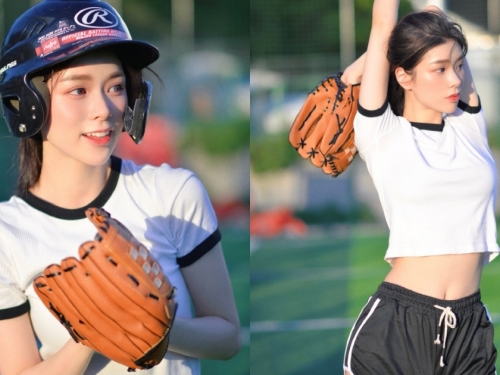 天菜級「可愛棒球女孩」甜美顏值魅力滿分！