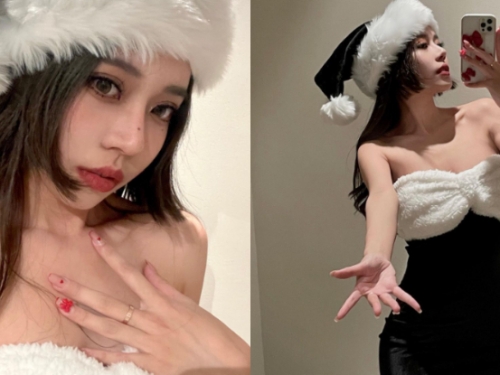 「聖誕黑精靈」過節先送禮，「猖狂水蛇」頂美乳讓粉絲爆搶！
