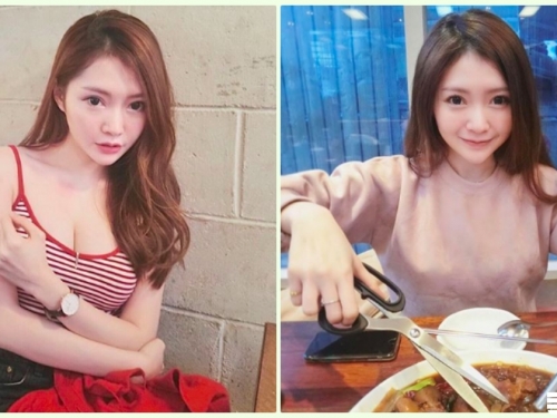 餐廳巧遇「白皙美乳妹」邪惡視角好挑逗！超可愛「招牌笑容」外型有夠甜美