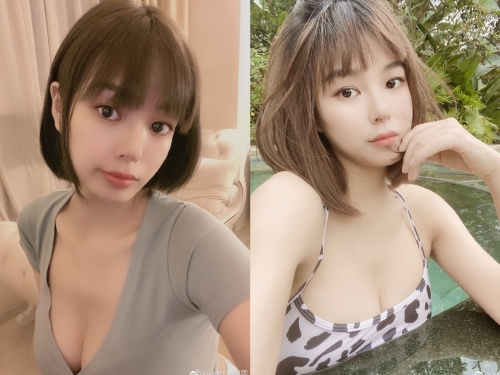 重慶林明禎「Victoria雯雯」露天泡湯解放飽滿乳彈　極品身材讓人看傻了眼