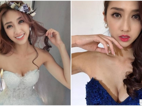 充滿笑容的活力SG「Lenna」，婚紗裝展現「超窈窕曲線」！