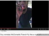 「我『吸』了一根薯條」　男自製薯條菸嚇壞速食愛好者