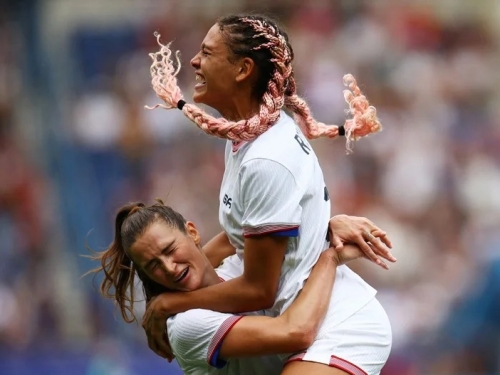 奧運足球》羅德曼之女致勝球助美國進女足4強 德國門將勇退加拿大