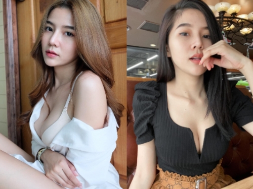 牙套妹白嫩美乳深藏不露　深V低胸洩漏「泰式重乳」…畫面一片濃醇香