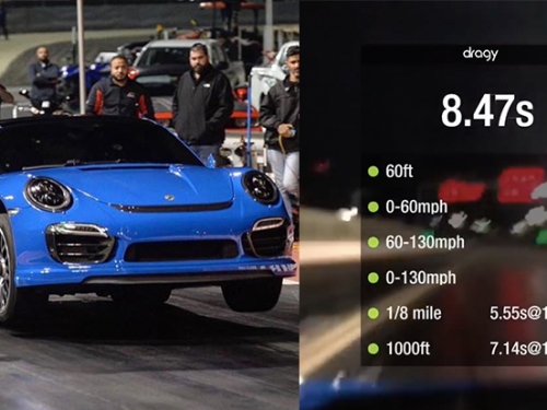 [影]1.87秒你能做啥？這輛 911 Turbo S 已加速到96km/h，零四加速飆進8秒台！