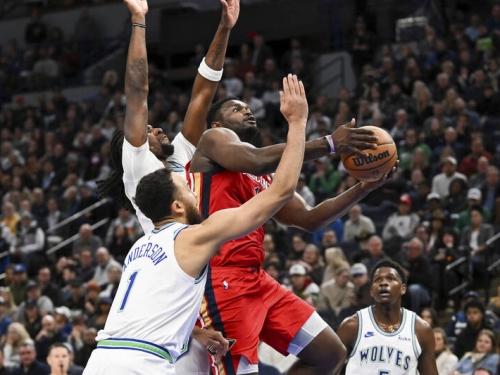 NBA》威廉森拿27分助鵜鶘4連勝 賞西部龍頭灰狼本季首度2連敗