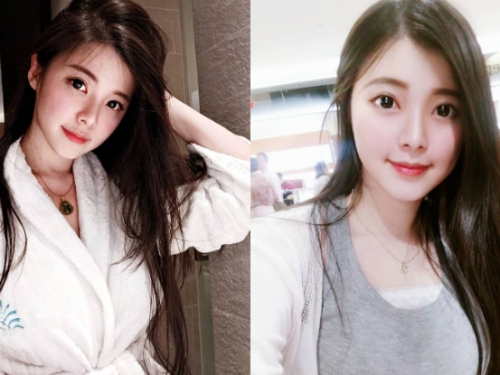 人間胸器好吸睛！超甜美女「阿均Jane Chen」緊包巨美車頭燈，卻擋不住極品奶的超級魅力！