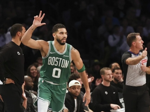 NBA》近13次對戰拿12勝 綠衫軍泰托姆準大三元射破籃網