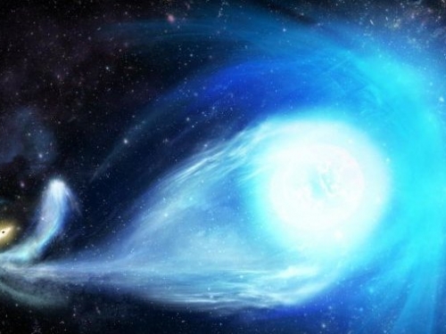 天文學家首次觀測到被超大質量黑洞高速拋出的星體