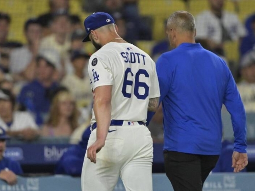 MLB》道奇終結者史考特因傷退場 主帥坦言：手臂有刺痛感