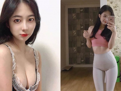 彼拉提斯教練擁「白嫩大美乳」，穿緊身褲逼出「邪惡形狀」！