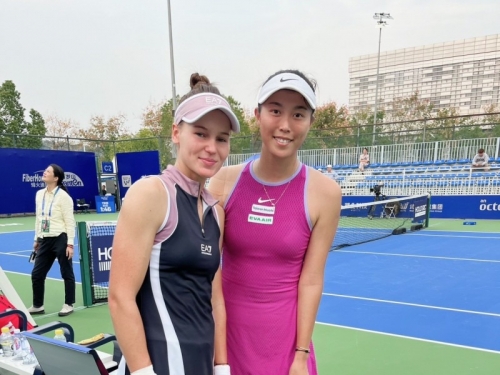 網球》詹皓晴晉武漢女雙8強 搶十逆轉勝捷克雙娃