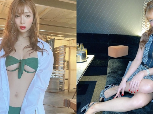 大阪俱樂部「頭牌小姐」！美豔臉蛋惹火身材超搶手，「渾圓下乳」大方溢出！