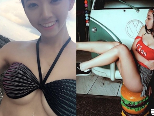 戀愛了！超可愛「台灣正妹」長輩罩不住，貝殼下緣「美乳溢出」讓人心癢癢啊...
