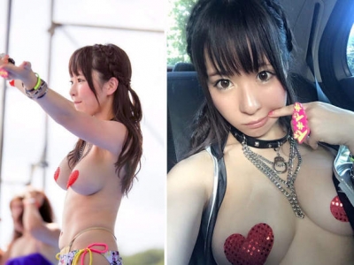 《暴露狂H奶美女》雨宮留菜的最大露出度沒有極限