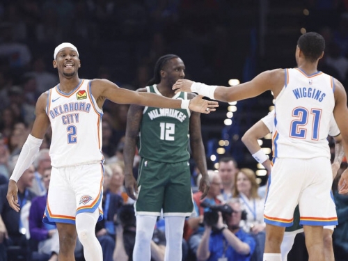 NBA》SGA打22分鐘就轟34分 率雷霆打爆蝦兵蟹將公鹿