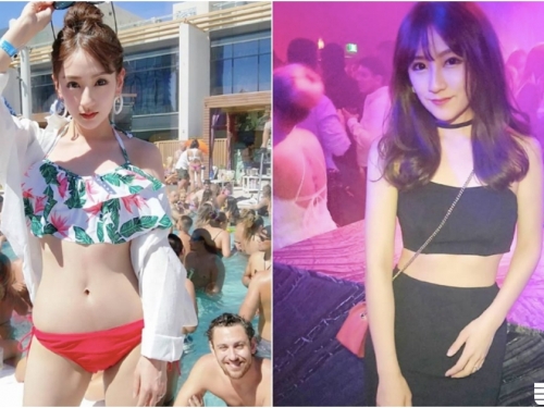 太正啦！「氣質正妹」泳池趴出沒正翻全場，連外國路人也盯著猛看！