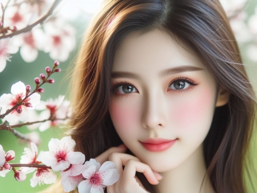 如櫻似蘭如夢似幻的神秘女子