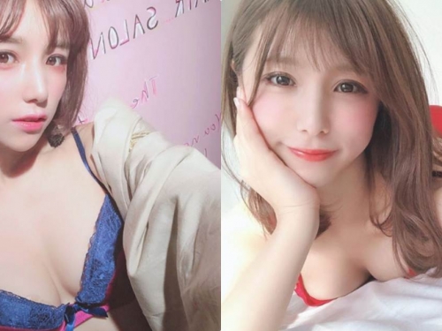 櫻花妹「夏本あさみ」躺床誘惑，美乳胸型直接被透視！