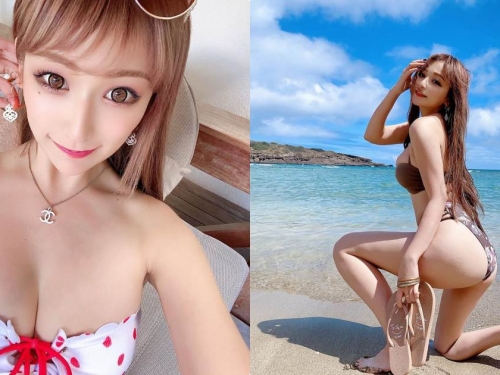 人氣麻豆「海灘曝光惹火美尻」，撩人白嫩胴體太吸睛！