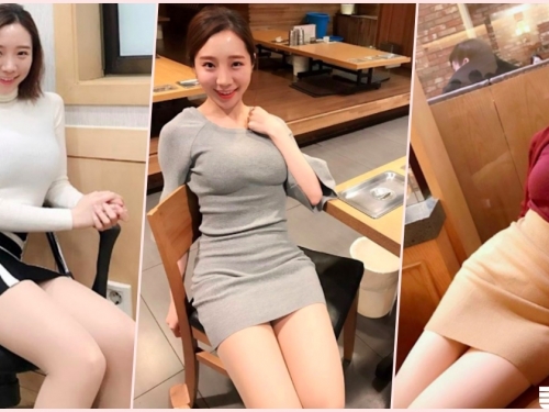 校園又見「超正女老師」逆天長腿好誘人！課堂展現「招牌姿勢」看的同學不要不要…