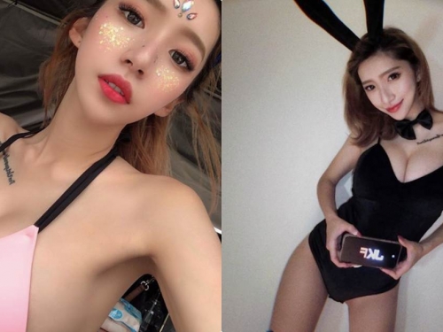 153公分爆乳小隻馬「蕭晴Sunny」，大曬「比基尼深溝視角」！
