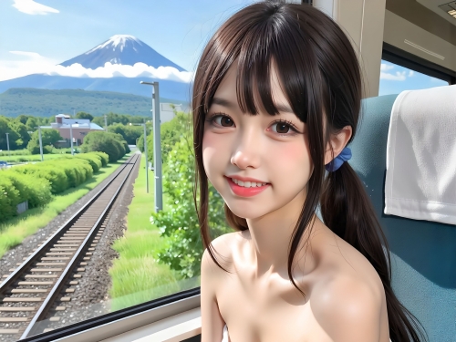 Internet celebrity sister took her sister to shoot outside Mt. Fuji