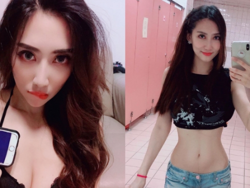 深夜注意水蛇出沒！大眼美女「潘小盈Cynthia」狂辣曲線凹凸有致，緊緻腰間逆天得更勾魂