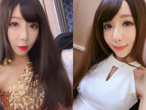 顏值很高的迷人女神「步步」，氣質禮服「好凸顯性感曲線」！
