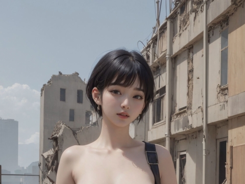 ★PATREON★ Topless Girls in a War Zone 3