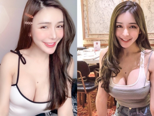 巨乳正妹Amanda「胸懷大痣」太性感　飽滿乳量快把衣服撐爆了！