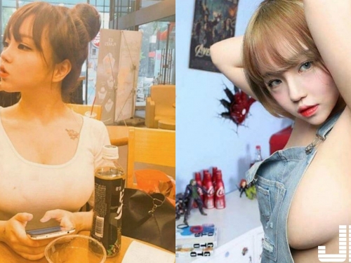 巨型側乳 大到不像話！吊帶褲包不住的「碗公奶」根本滿到都要溢出來了：真是一級棒！