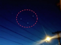 《美國緬因州男子拍到呈三角隊形移動的UFO》