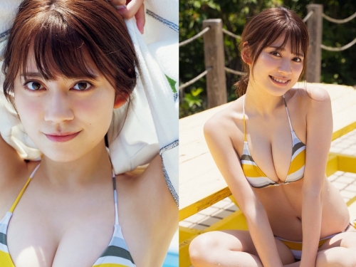 初戀系女偶像「広山楓」夏日比基尼解放性感好身材　甜美笑容如天使般療癒