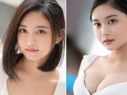 清秀透明！　E罩杯絕美現役寫真女星「五十嵐夏」AV出道！