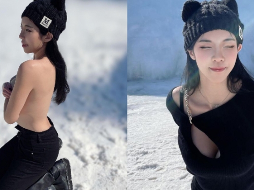 解鎖！長腿雪妖「羅莉」玩樂過嗨全解放，「渾圓乳彈」差點當雪球丟出來！