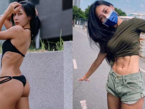 狂展銷魂腹肌，「極致蜜桃」讓人一眼就窒息！