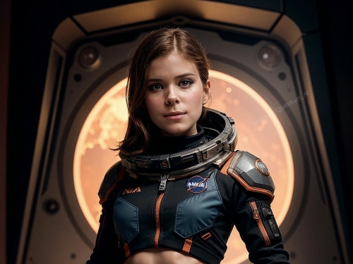 AI Kate Mara - The Martian SciFi Space Mars Red Planet Space Station Big