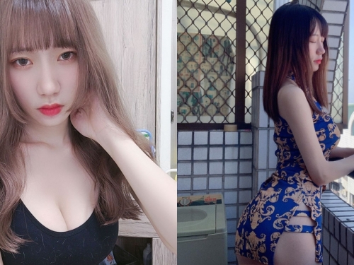 都給你啦！長髮正妹穿「高衩旗袍」秀半邊蜜桃，大膽許願：上交你們的振興券！