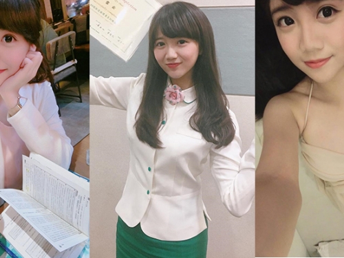 甜美銀行員原來是隱乳！「爆乳小隻馬」身材讓網友想立刻存兩億進去...