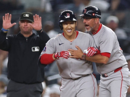 MLB》吉田正尚季後賽生涯的首球敲逆轉安 創大聯盟史上首見紀錄