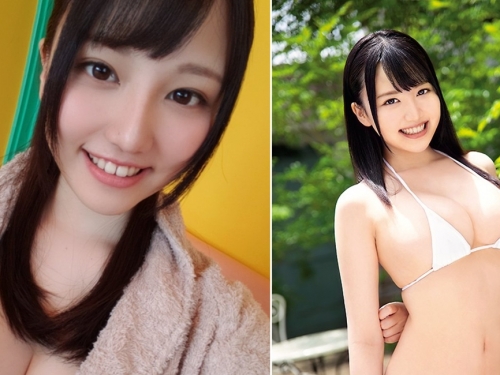 療癒系！　F罩杯甜美女孩「星菜子」AV出道！