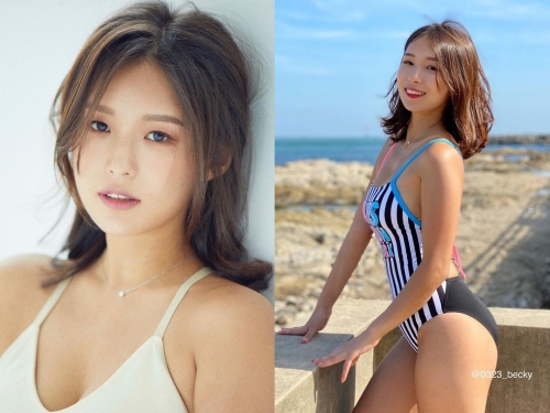 性感OL小姐姐「Becky」魔鬼曲線超誘人　掀衣辣曬「11字腹肌」無一絲贅肉