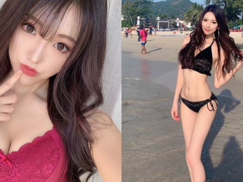 纖腰妹「沙灘展現超完美逆天比例」，長腿比基尼辣照成焦點！