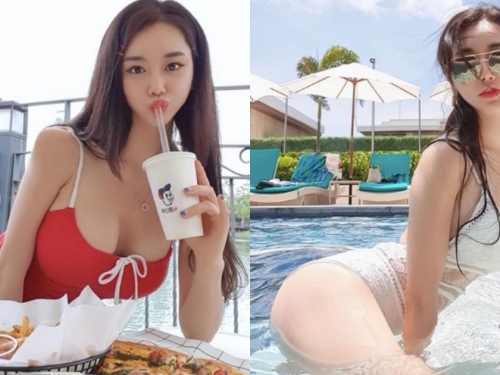 韓國「洶湧正妹」不只乳量大食量也大！巨乳細腰翹臀「曲線超狂」惹人愛！