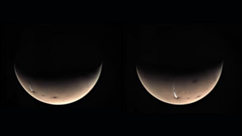 火星上現在有一朵每天出現又消失的雲長度超過1800公里