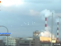 《不明白色球體大白天飛越日本大阪上空》