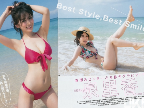 日本妹子「又正又兇」海邊露胸，側乳上的痣讓人不推不行！好想看她拍AV…